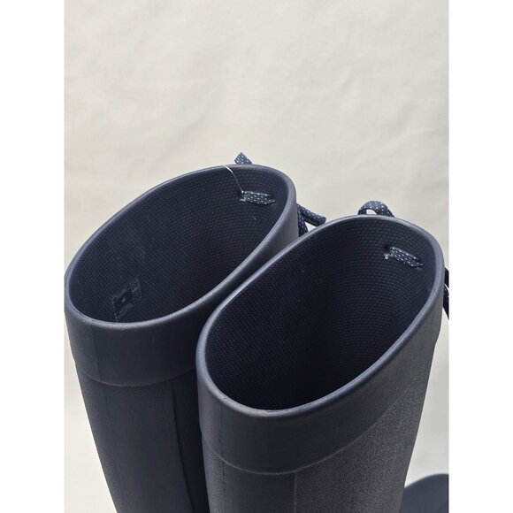 Crocs Freesail Tall Rain Boots Womens SZ 6 Navy Blue Rubber Pull On Lightweight - Picture 9 of 10